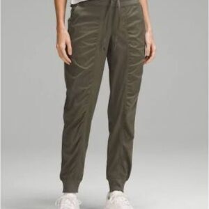 Lululemon Athletica Size 4 Dance Studio Midrise Forest Green / Olive Joggers